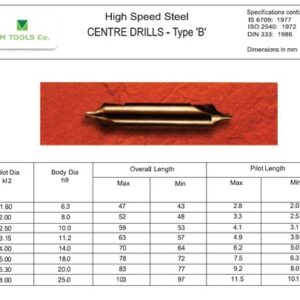 Centre Drill TypeB