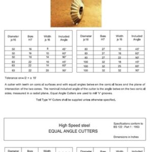 Equal Angle Cutter
